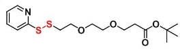 2144777-73-9   (2-pyridyldithio)-PEG2-t-butyl ester   (2-吡啶基二硫代)-二聚乙二醇-叔丁酯