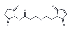 CAS:	1807518-72-4	Mal-PEG1-NHS ester		马来酰亚胺-一聚乙二醇-丙烯酸琥珀酰亚胺酯