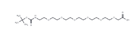 CAS:	391684-36-9	Boc-NH-PEG6-CH2COOH	叔丁氧羰基六聚乙二醇乙酸