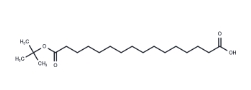 CAS:	843666-27-3	Boc-C14-COOH	十六烷基二酸单叔丁酯