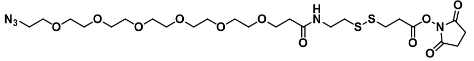 Azide-PEG6-CONH-SS-NHS  叠氮-六聚乙二醇-酰胺-二硫键-琥珀酰亚胺脂