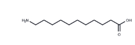 CAS:	2432-99-7	11-Aminoundecanoic acid	11-氨基十一酸