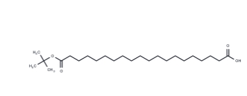 CAS:	683239-16-9	20-(tert-Butoxy)-20-oxoicosanoic acid	二十烷二酸单叔丁酯