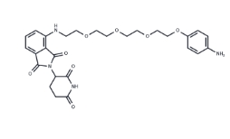 CAS:	1818885-63-0	Pomalidomide-PEG4-Ph-NH2	泊马度胺-四聚乙二醇-苯胺