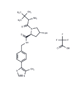 CAS:	1631137-51-3	(S,R,S)-AHPC TFA		蛋白质降解剂1 TFA