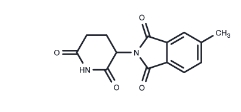 CAS:	40313-92-6	Thalidomide-5-methyl	2-(2,6-二氧代哌啶-3-基)-5-甲基异吲哚啉-1,3-二酮