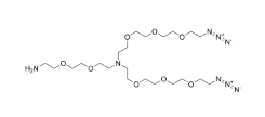  N-(Amino-PEG2)-N-bis(PEG3-azide)   点击化学试剂