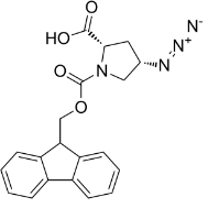 263847-08-1   cis-Fmoc-Pro(4-N3)-OH  	(2S,4s)-1-Fmoc-4-叠氮基吡咯烷-2-羧酸