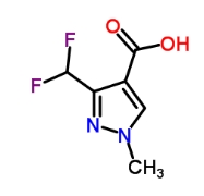 3-(二氟甲基)-1-甲基-1H-吡唑-4-羧酸   176969-34-9   3-(Difluoromethyl)-1-methyl-1H-pyrazole-4-carboxylic acid 中间体