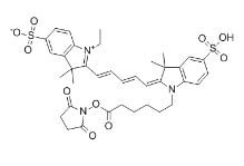 cy5活性酯cy5-nhs荧光染料 146368-14-1