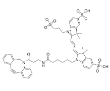 Cy3 DBCO，1782950-79-1，花菁素Cy3二苯基环辛炔，DBCO-Cy3
