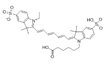 Sulfo-Cy5 carboxylic acid，磺化Cy5羧酸，1144107-82-3