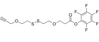 Propargyl-PEG1-SS-PEG1-PFP ester  ，CAS号：1817735-30-0