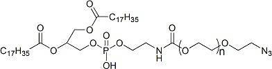 DSPE-PEG-N3,MW:2000/磷脂-聚乙二醇-叠氮/分子量：1k，2k，3.4k，5k，10k，20k（可按需定制）