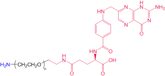 ​NH2-PEG-FA MW：2K/氨基聚乙二醇叶酸/叶酸聚乙二醇氨基/别名：氨基PEG叶酸